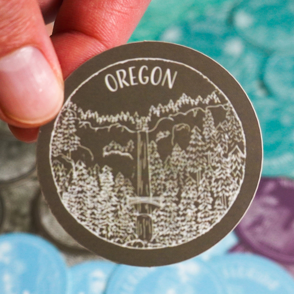 Oregon Sticker - Shop Back Home