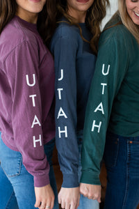 UTAH Long Sleeve T-Shirt - Shop Back Home
