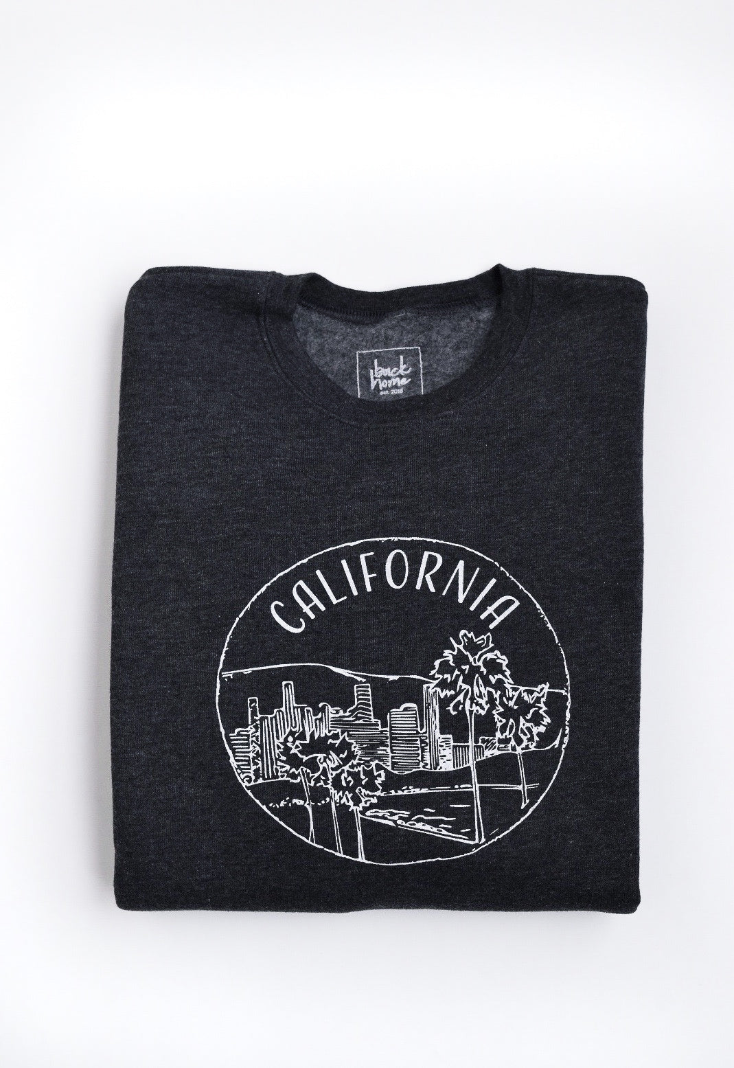Southern California Crew-Neck Sweatshirt - Shop Back Home