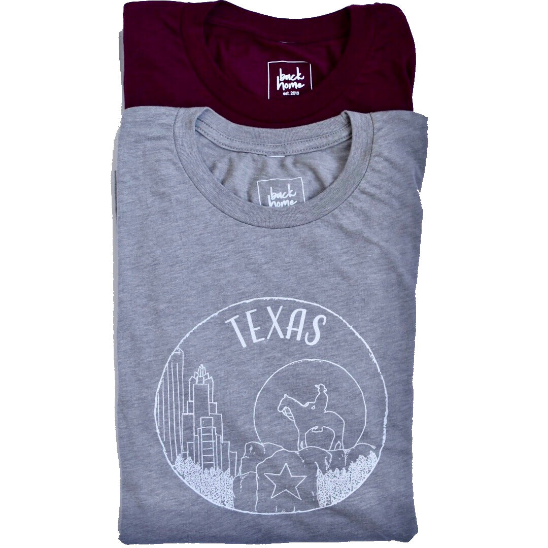 Texas T-Shirt, Unisex - Shop Back Home