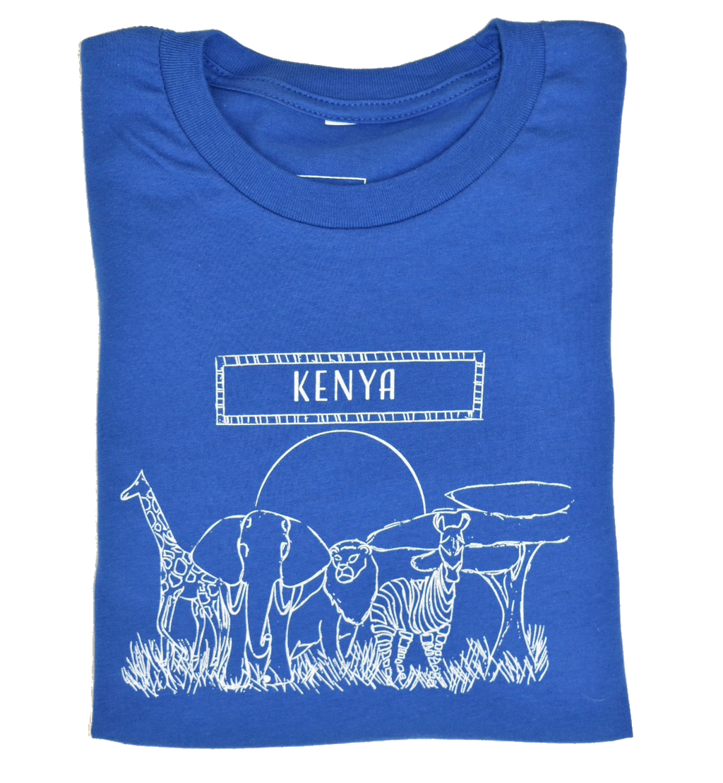 **Limited Edition** Blue Kenya - Unisex t-shirt - Shop Back Home
