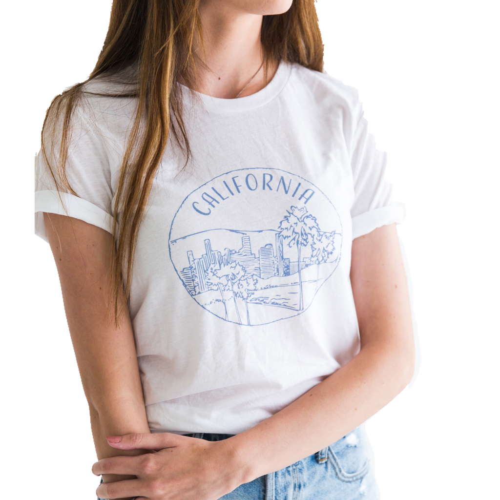**Limited Edition** Southern California T-Shirt - Unisex White - Shop Back Home