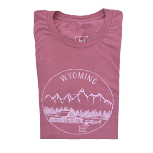 Wyoming T-shirt, Unisex - Shop Back Home
