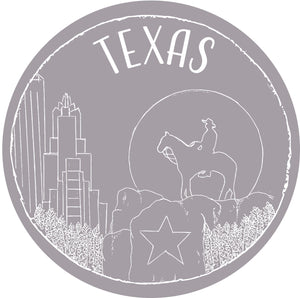 Texas Sticker - Shop Back Home