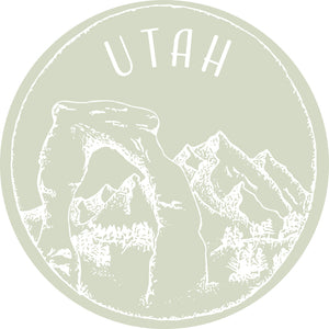 Utah Mint Sticker - Shop Back Home